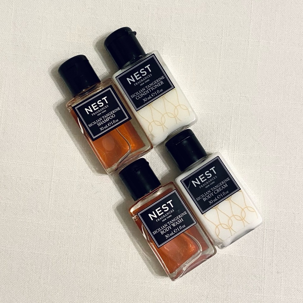NEW Nest Shampoo, Conditioner, Body Lotion & Body Wash Set in Sicilian Tangerine